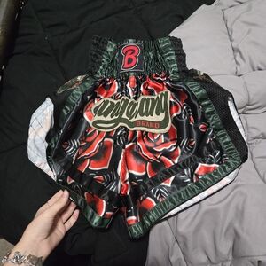 Muay Thai Shorts- Red and Black